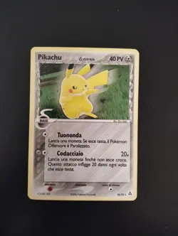 Carte Pokemon PIKACHU 93/92 Specie Delta ITA Holo Italiano - Image 1