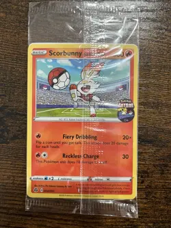 Scorbunny On The Ball 004/005 Exclusive Futsal Promo Pokemon Sealed US SELLER - Image 1
