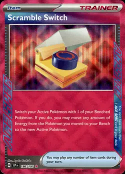 Scramble Switch - ACE SPEC - Surging Sparks 186/191 - MINT - Pokemon - Image 1