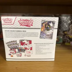 Pokemon TCG White Flare ETB Elite Trainer Box Brand New Sealed - Image 3