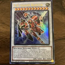 T.G. Glaive Blaster AGOV-EN036 1st Ed. Ultra Rare Age Of Overlord Yu-Gi-Oh! NM - Image 1