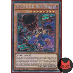 Yugioh Noh-P.U.N.K. Ogre Dance BLMR-EN064 Secret Rare 1st Edition NM - Image 1
