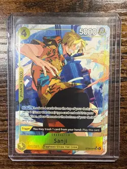 One Piece TCG Sanji ST29-004 Full Art Starter Deck 29 Egghead Alt Art - Image 1