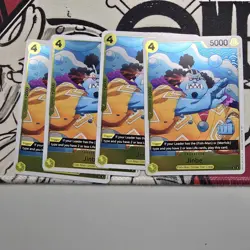 4X Jinbe EB02-055 Rare eng One Piece Anime 25th Collection - Image 1