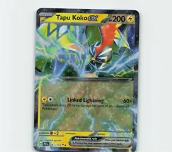 Pokemon - Tapu Koko ex - 051/159 - SV Journey Together - Half Art Card - Image 1