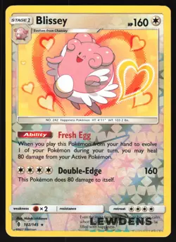 Blissey - 102/145 - Reverse Holo Holo Rare - Guardians Rising - Pokemon Card - Image 1