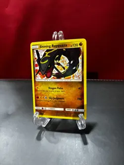 Pokemon TCG Shining Rayquaza Holo Rare Card Shining Legends 56/73 - Image 1