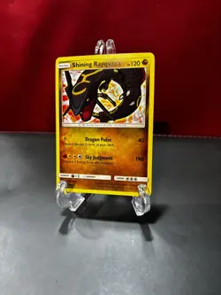 Pokemon TCG Shining Rayquaza Holo Rare Card Shining Legends 56/73 - Image 2