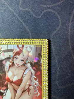 Goddess Uta Diamond Card Metal Bikini Waifu Doujin Case Prize One Piece - Image 3