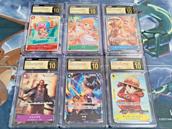 CGC Pristine 10 One Piece Mcdonalds 2025 Promo Card Game Complete Set Japanese - Image 1