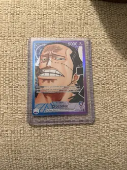 One Piece Card Game - OP01-062 - Crocodile - Alt Art Leader - English - NM - Image 1