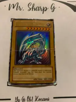 BLUE-EYES WHTIE DRAGON - SDK-E001 ENGLISH Yu-Gi-Oh! CARD ULTRA RARE HOLO TCG OCG - Image 2