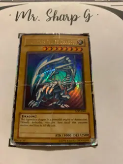 BLUE-EYES WHTIE DRAGON - SDK-E001 ENGLISH Yu-Gi-Oh! CARD ULTRA RARE HOLO TCG OCG - Image 5