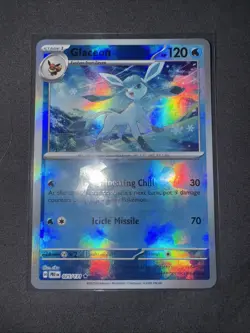 Glaceon (Poke Ball Pattern) 025/131 SV: Prismatic Evolutions NM Pokemon Card TCG - Image 1