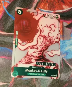 Monkey.D.Luffy (ST 11: Uta Deck Battle) [Winner] P-061 One Piece Promo Card NM - Image 3