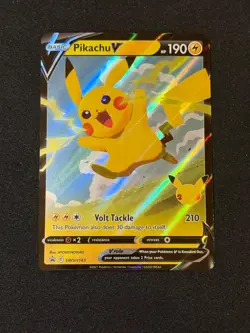 Pikachu V SWSH143 Pokemon NEAR MINT SWSH: Sword & Shield Promo Cards Holo - Image 1