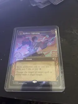 Redirect Lightning (Showcase) Avatar: The Last Airbender Foil - Image 1
