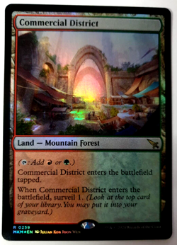 MTG Murders at Karlov Manor - Commercial District - FOIL Rare - 0259 VLP - Image 1