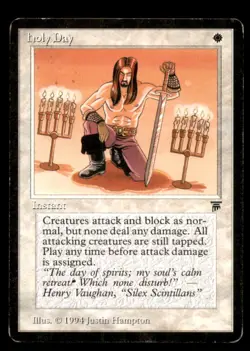 Holy Day LP Light Play Legends MTG [9691] - Image 1