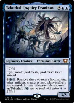 Tekuthal, Inquiry Dominus M Commander: Edge of Eternities 78 NM - Image 1