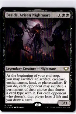 Braids, Arisen Nightmare R Commander: Edge of Eternities 82 NM - Image 1