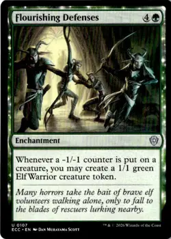 Flourishing Defenses U Commander: Lorwyn Eclipsed 107 NM - Image 1