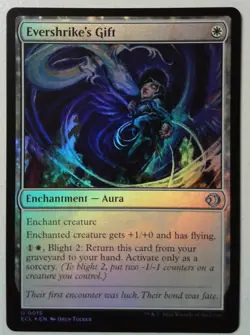 Evershrike's Gift *FOIL Uncommon* Magic MtG x1 Lorwyn Eclipsed - Image 1