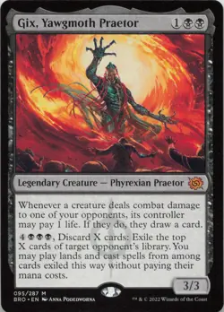 Gix, Yawgmoth Praetor M The Brothers' War 95 - LP MTG - Image 1