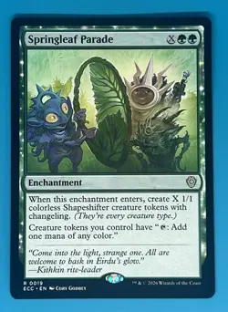 Springleaf Parade Commander: Lorwyn Eclipsed Regular - Image 1