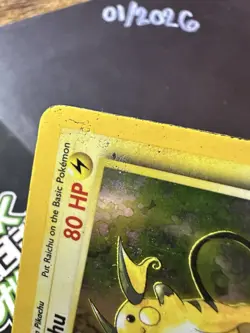 Raichu 14/102, Base Set, Holo Rare, Pokemon TCG, WOTC, Vintage 2000, MP - Image 2