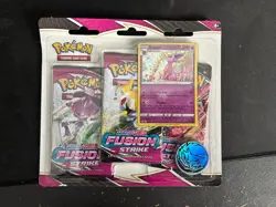 Pokemon TCG SWSH Fusion Strike 3 Pack Blister Booster Eevee Promo New Sealed 820650809200 - Image 1