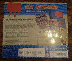 Sword and Shield Base Set ETB Elite Trainer Box Zamazenta Pokemon TCG Sealed - Image 2