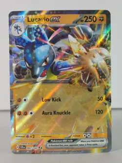 Lucario ex - Stellar Crown - 082/142 - Pokemon TCG - Double Rare - A - Image 1