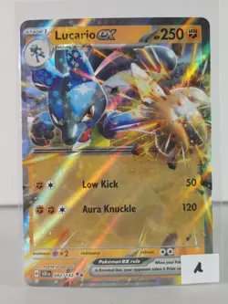 Lucario ex - Stellar Crown - 082/142 - Pokemon TCG - Double Rare - A - Image 2