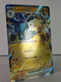 Lucario ex - Stellar Crown - 082/142 - Pokemon TCG - Double Rare - A - Image 3