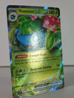 Venusaur ex - Stellar Crown - 001/142 - Pokemon TCG - Double Rare - A - Image 3