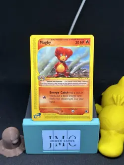 Magby - 52/165 - Rare NM-Mint Pokemon G2 - Expedition - Image 1