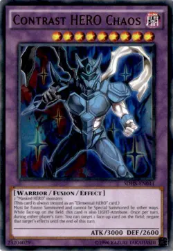 Contrast HERO Chaos Ultra Rare Structure Deck: HERO Strike SDHS-EN041 NM - Image 1