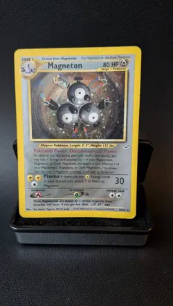 Pokemon Cards: Neo Revelation Rare Holo: Magneton 10/64 HP - Image 1