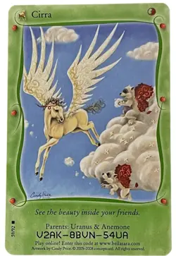 Bella Sara Baby Bella CIRRA #59/92 Card-MINT CONDITION - Image 1
