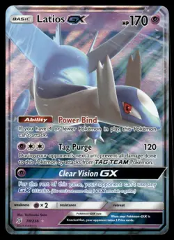 Pokemon Cards Latios GX 78/236 Unified Minds Holo Rare GX NM - Image 1