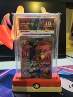 ACE 10 Sawsbuck 074/071 AR Japanese Pokemon Card SV5M Cyber Judge GEM MINT - Image 1