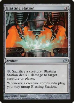 MTG Blasting Station - 107 / English / Lightly Played - Image 1