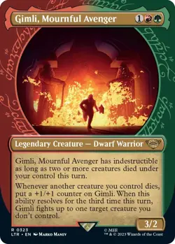 MTG Gimli, Mournful Avenger (Showcase) - 323 / English / Lightly Played - Image 1