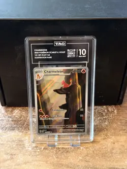 Pokemon Charmeleon 169/165 IR Scarlet & Violet 151 Graded GEM MINT TAG 10 - Image 2