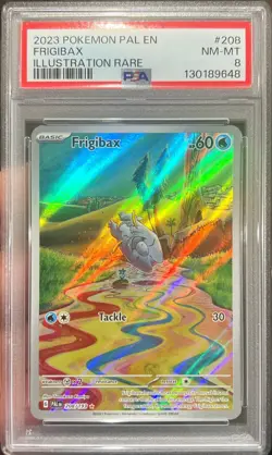 2023 Pokemon Paldea Evolved Frigibax 208/193 Trainer PSA 8 NM-MT - Image 1