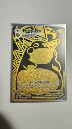 Pikachu Vmax TG29/TG30 Pokemon Lost Origin Trainer Gallery Secret Rare Gold Card - Image 1
