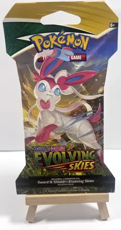 Pokemon TCG Evolving Skies Sleeved Booster Pack - Sealed - Random Artwork - Image 1