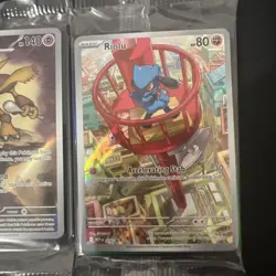 Pokemon TCG Riolu 010 alakazam 009 Black Star Promo Mega Evolution ETB Promos - Image 3