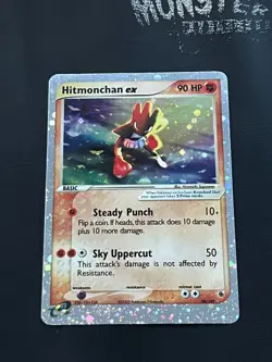 POKEMON HITMONCHAN EX 98/109 HOLO RARE EX RUBY & SAPPHIRE - Image 1